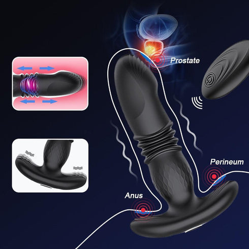 Telescopic Vibrating Butt Plug